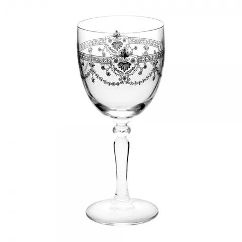 Bộ 6 Ly Vang Thủy Tinh Cao Cấp Dampierre Silver 26cl - Hàng Nhập Khẩu Pháp, Chất Liệu Bền Bỉ, An Toàn Cho Sức Khỏe