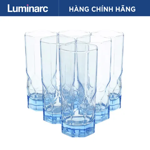 Bộ cốc uống nước thủy tinh Luminarc 6 chiếc - Octime Diamond 280ml - J7981, an toàn, chống xước