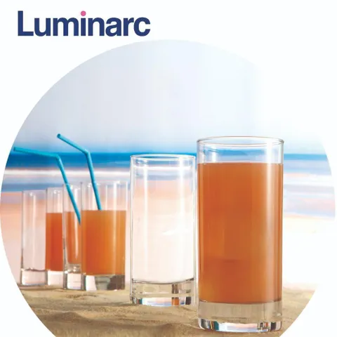 Bộ 6 Cốc Uống Nước Thủy Tinh Luminarc Islande 15cl - Thiết Kế Tinh Tế, An Toàn Sức Khỏe, Chống Xước, Dùng Máy Rửa Bát
