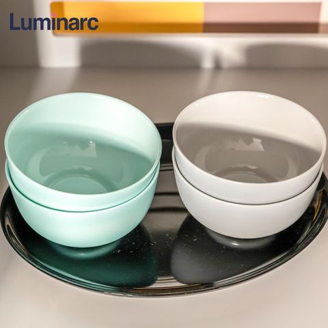Bộ 4 Bát Tô Thủy Tinh Luminarc Diwali Granit 14.5cm/750ml - An Toàn, Chống Xước, Thiết Kế Hiện Đại, Hàng Chính Hãng