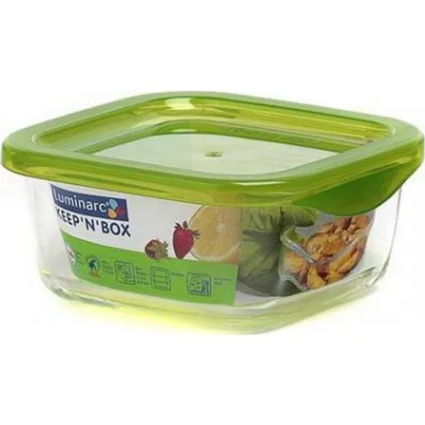 Hộp thủy tinh Luminarc - Keep N hình vuông 360ml - G3250/G6037