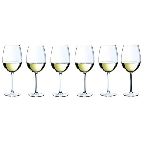 Bộ 6 Ly Rượu Vang Cabernet Tulip C&S 19cl - Thủy Tinh Cao Cấp Nhập Khẩu Pháp, Dùng Cho Tiệc và Trang Trí Phòng Khách
