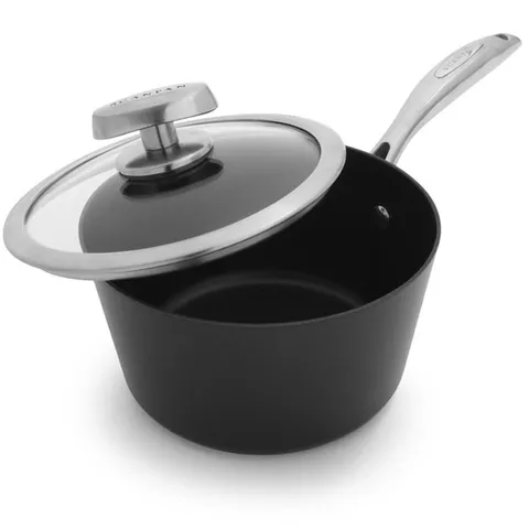 Nồi chống dính Scanpan Pro IQ 1,7L - An toàn sức khỏe, truyền nhiệt tốt, dùng cho bếp từ, bảo hành 3 năm, thiết kế sang trọng