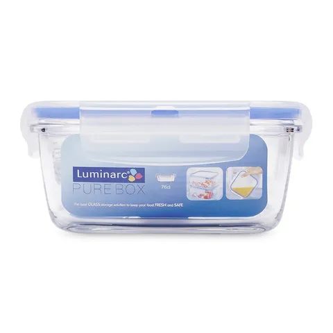 Hộp đựng thực phẩm thủy tinh Luminarc Purebox 1970ml - An toàn lò vi sóng, thiết kế đẹp, lưu trữ thực phẩm hiệu quả