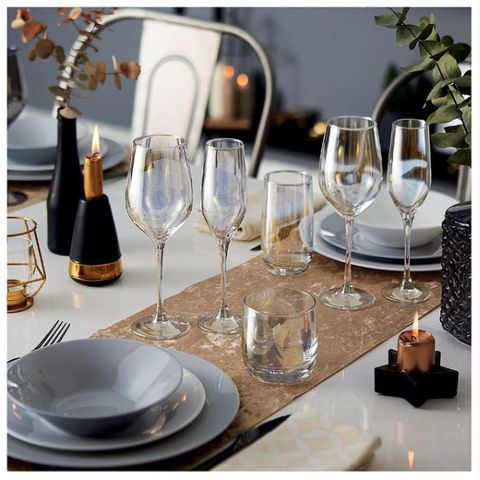 Set 4 Đĩa Thủy Tinh Luminarc Diwali Granit Màu Ghi - Sang Trọng, An Toàn, Chịu Nhiệt và An Toàn Cho Máy Rửa Bát