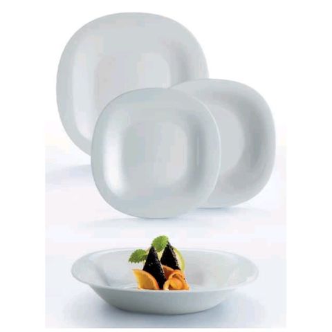 Đĩa thủy tinh Luminarc Carine Granit 19cm - Dùng trong lò vi sóng và máy rửa bát, an toàn, chống xước, phong cách hiện đại