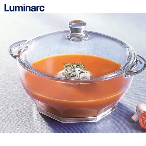 Thố thủy tinh có nắp Luminarc Granity 1.5L - H1583, dùng an toàn trong lò vi sóng & máy rửa bát