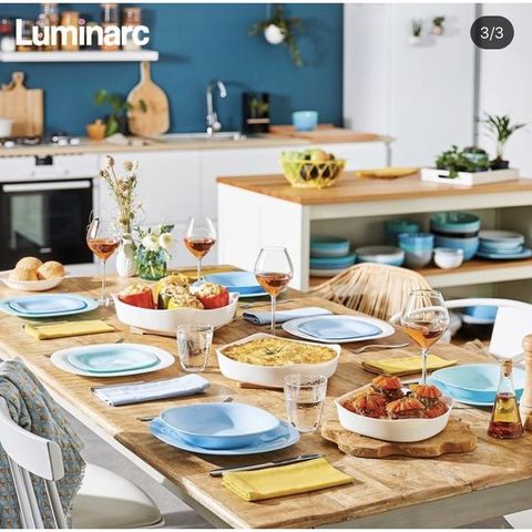 Đĩa thủy tinh Luminarc Carine 27cm - An toàn cho máy rửa bát và lò vi sóng, thiết kế tinh tế, sản xuất tại Pháp