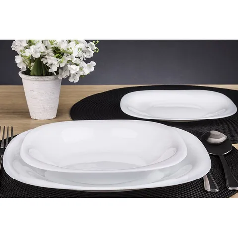 Đĩa Sứ Thủy Tinh Luminarc Carine 21cm - Đĩa Sâu Lòng Cao Cấp Cho Bữa Ăn Sang Trọng và Thẩm Mỹ Tại Nhà