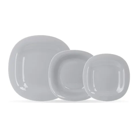 Đĩa Thủy Tinh Cường Lực Luminarc Carine Granit 27cm - An Toàn Lò Vi Sóng, Máy Rửa Bát, Thiết Kế Hiện Đại Sản Xuất Tại Pháp