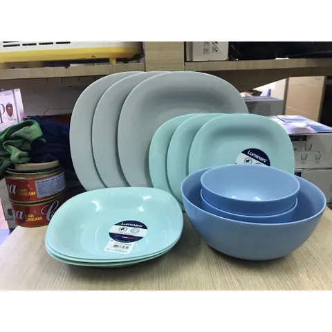 Đĩa Thủy Tinh Cường Lực Luminarc Carine Granit 27cm - An Toàn Lò Vi Sóng, Máy Rửa Bát, Thiết Kế Hiện Đại Sản Xuất Tại Pháp