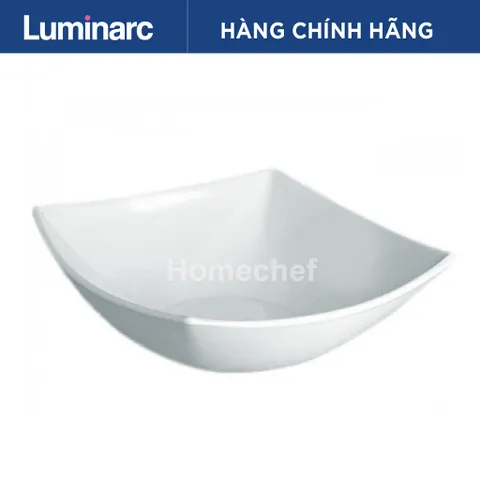 Bát Thủy Tinh Đựng Thực Phẩm Luminarc Quadrato 16cm - H4743/07801, An Toàn Cho Lò Vi Sóng, Sản Xuất Tại Pháp, Thiết Kế Hiện Đại