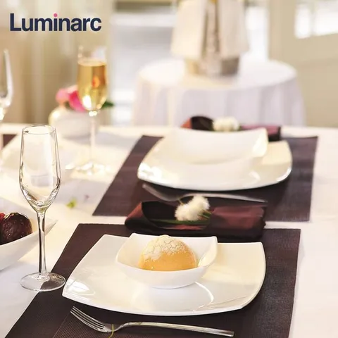 Bát Thủy Tinh Đựng Thực Phẩm Luminarc Quadrato 16cm - H4743/07801, An Toàn Cho Lò Vi Sóng, Sản Xuất Tại Pháp, Thiết Kế Hiện Đại