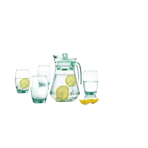 Bộ bình cốc Luminarc Ice Green 5 chi tiết L0474 - Thủy tinh cao cấp, chống xước, an toàn cho máy rửa bát, phong cách hiện đại và sang trọng