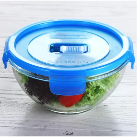 Set 3 Hộp Đựng Thực Phẩm Purebox J9322*3 - Thủy Tinh Chịu Nhiệt, An Toàn Lò Vi Sóng, Chống Xước, Thiết Kế Hiện Đại