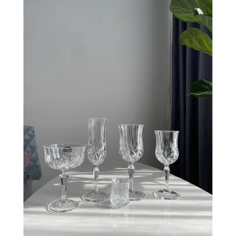 Bộ 6 ly uống rượu champagne CdA 140ml - Thủy tinh cao cấp, sản xuất tại Pháp - Ly nếm rượu vang sang trọng, bền đẹp