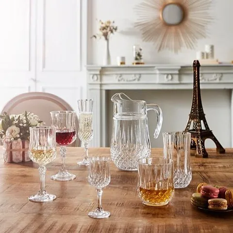 Bộ 6 ly uống rượu champagne CdA 140ml - Thủy tinh cao cấp, sản xuất tại Pháp - Ly nếm rượu vang sang trọng, bền đẹp
