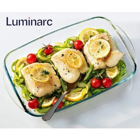 Bộ khay nướng Luminarc Multi One 3 chi tiết 35x24cm, thủy tinh cường lực, dùng lò vi sóng, lò nướng - J1340*3