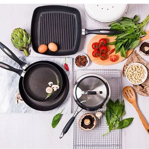 Chảo Nướng Chống Dính Scanpan IQ 27cm - Công Nghệ GreenTek An Toàn, Phù Hợp Dùng Trong Lò Nướng, Bảo Hành 3 Năm