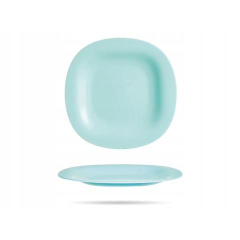 Đĩa Thủy Tinh Nông Lòng Luminarc Carine 27cm - Màu Xanh Ngọc Sang Trọng, An Toàn Cho Vi Sóng và Máy Rửa Bát