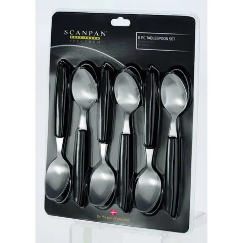 Bộ Thìa Inox Scanpan Spectrum 6 Màu Cao Cấp - An Toàn, Thiết Kế Gọn Nhẹ, Đan Mạch - Phụ Kiện Nhà Bếp Thông Minh