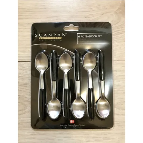Bộ Thìa Inox Scanpan Spectrum 6 Màu Cao Cấp - An Toàn, Thiết Kế Gọn Nhẹ, Đan Mạch - Phụ Kiện Nhà Bếp Thông Minh