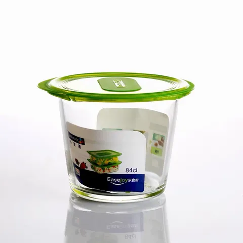 (Ảnh thật - Chính hãng) Hộp thủy tinh đựng thực phẩm tròn cao Luminarc Keep'N 84cl - H8323, dùng vi sóng, máy rửa bát