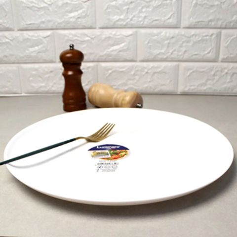 Đĩa Thủy Tinh Đựng Bánh Pizza 32cm C8016 - Dùng An Toàn Trong Lò Vi Sóng & Máy Rửa Bát - Hàng Chính Hãng Luminarc
