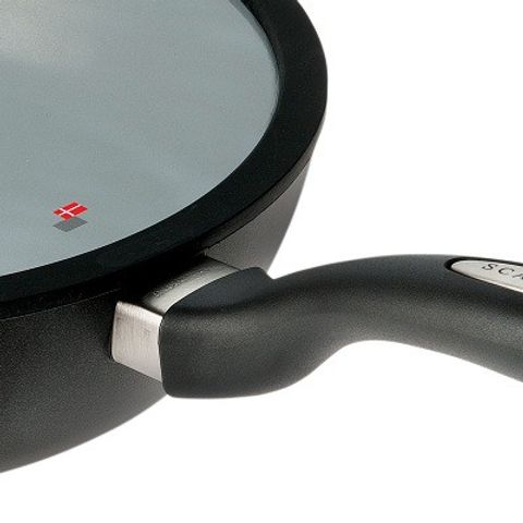 Chảo chống dính Scanpan IQ 28cm - Hàng chính hãng, bền đẹp, dùng cho bếp từ và lò nướng, bảo hành 3 năm, an toàn sức khỏe