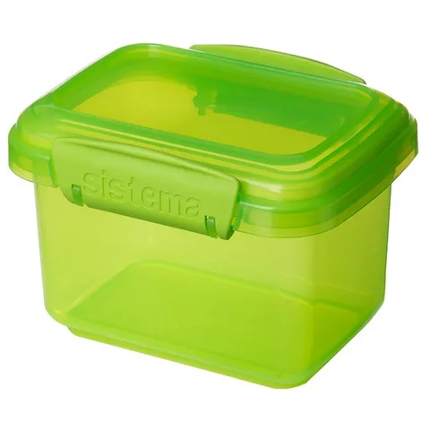 Hộp nhựa đựng thực phẩm Sistema 400ml - An toàn không BPA, dùng lò vi sóng, chính hãng New Zealand - Bộ 3 hộp tiện lợi cho bếp