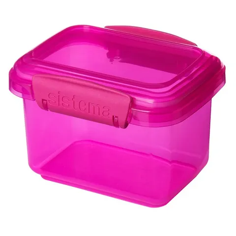 Hộp nhựa đựng thực phẩm Sistema 400ml - An toàn không BPA, dùng lò vi sóng, chính hãng New Zealand - Bộ 3 hộp tiện lợi cho bếp