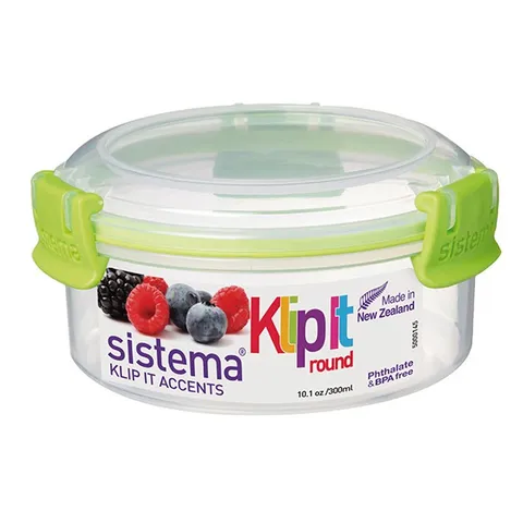 Hộp Nhựa Đựng Thực Phẩm Sistema 300ml - An Toàn, Không Chứa BPA, Dùng Lò Vi Sóng, Hàng Chính Hãng New Zealand