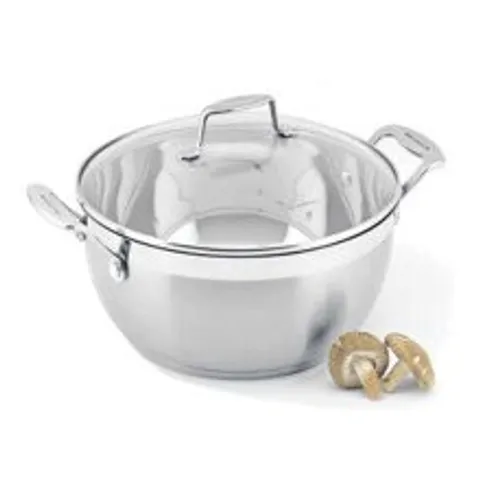 Nồi Hầm Inox 304 Scanpan Impact 32cm 8.5L - Dùng Bếp Từ và Máy Rửa Bát, Hàng Chính Hãng, Thiết Kế Sang Trọng