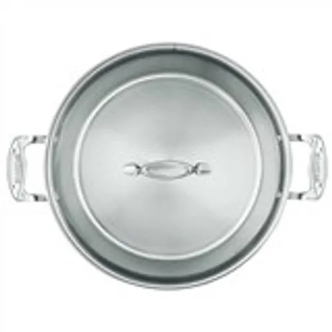 Nồi Hầm Inox 304 Scanpan Impact 32cm 8.5L - Dùng Bếp Từ và Máy Rửa Bát, Hàng Chính Hãng, Thiết Kế Sang Trọng