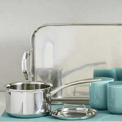 Nồi Inox Đáy Liền Scanpan Fusion 5 Lớp 1.3L/14cm - Dùng Bếp Từ, Chịu Nhiệt, Dễ Vệ Sinh | Hàng Chính Hãng Denmark