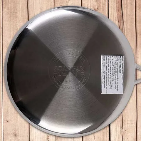 Nồi Inox Đáy Liền Scanpan Fusion 5 Lớp 1.3L/14cm - Dùng Bếp Từ, Chịu Nhiệt, Dễ Vệ Sinh | Hàng Chính Hãng Denmark