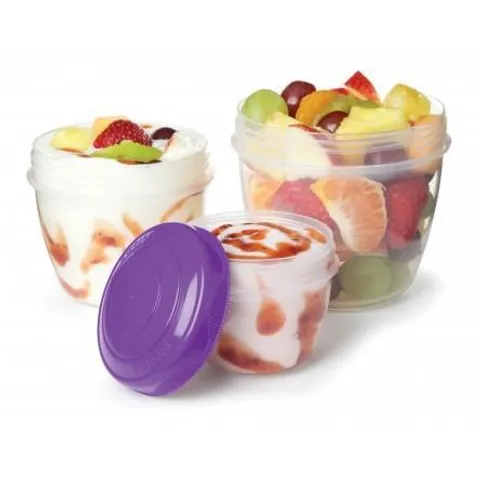 Hộp đựng sữa chua Sistema To Go 305ml - An toàn BPA, chất liệu cao cấp, dùng cho vi sóng & máy rửa bát - Hàng chính hãng New Zealand