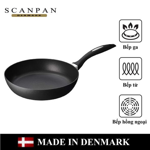 Chảo Chống Dính Scanpan IQ 24cm - Dùng Cho Bếp Từ, Bếp Gas, Bảo Hành 3 Năm - Dụng Cụ Nấu Nướng An Toàn, Thoải Mái