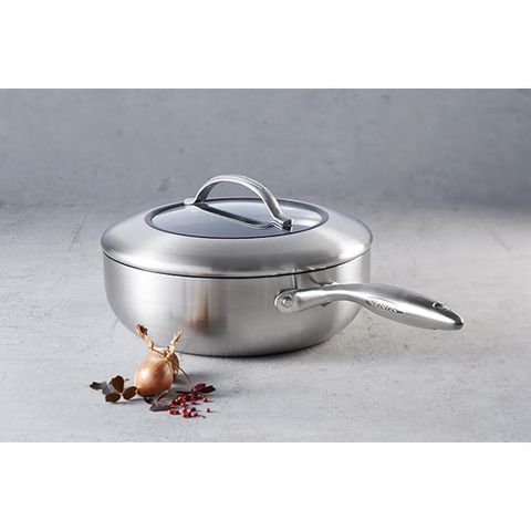 Chảo chống dính Scanpan CTX 26cm/3.7L - Thiết kế inox sang trọng, bảo hành 3 năm, an toàn sức khỏe, phù hợp với mọi loại bếp