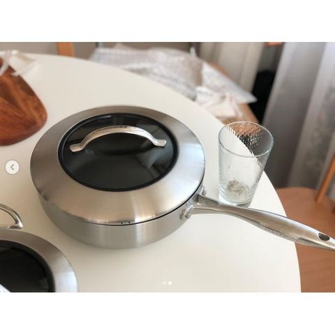 Chảo chống dính Scanpan CTX 26cm/3.7L - Thiết kế inox sang trọng, bảo hành 3 năm, an toàn sức khỏe, phù hợp với mọi loại bếp