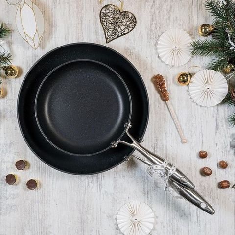 Bộ 2 Chảo Chống Dính Scanpan CTX 20+28cm - Hàng Chính Hãng, Bảo Hành 3 Năm, An Toàn Cho Sức Khỏe, Dùng Trên Tất Cả Các Loại Bếp