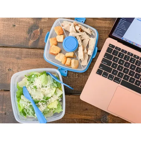 Hộp Nhựa Đựng Thực Phẩm Sistema 1.3L Kèm thìa, dĩa - An Toàn cho Vi Sóng, Máy Rửa Bát, Hàng Chính Hãng New Zealand