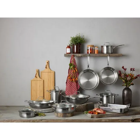 Nồi Luộc Gà Inox 304 Cao Cấp Scanpan Impact 24cm 7.2L - Dùng Bếp Từ, Máy Rửa Bát, Hàng Chính Hãng, Thiết Kế Sang Trọng