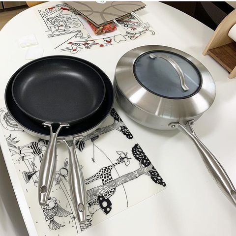 Bộ 2 Chảo Chống Dính Scanpan CTX 20 và 26cm - Chất Liệu Inox Sang Trọng, Bảo Hành 3 Năm, Dùng Cho Bếp Từ, An Toàn Sức Khỏe