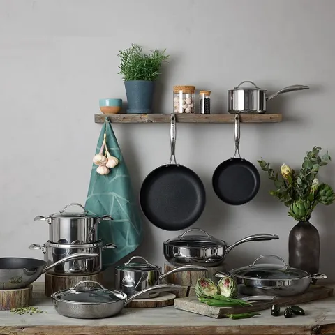 Nồi Chống Dính Scanpan HaptiQ 6.5L - 26cm, Hàng Chính Hãng, Bảo Hành 3 Năm, Sử Dụng Trên Bếp Từ, Chất Liệu Cao Cấp, Dễ Dàng Vệ Sinh