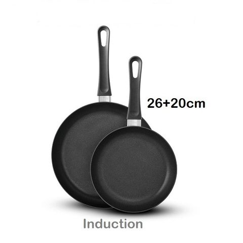 Chảo chống dính Scanpan Classic 20cm - 53002000 dùng bếp từ, bảo hành chống dính 3 năm | Hàng chính hãng