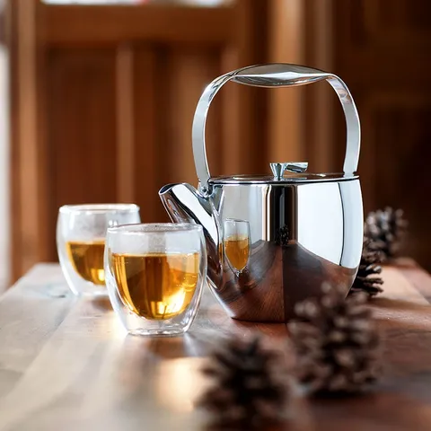 Bộ 2 Cốc Thủy Tinh Giữ Nhiệt 2 Lớp Bodum Pavina 4558-10 - Dung Tích 250ml, Chất Liệu Borosilicate, Thiết Kế Hiện Đại