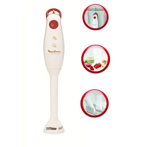 Máy Xay Cầm Tay Moulinex 350W DD1001 - Đa Năng Bằng Nhựa An Toàn, Sản Xuất Tại Pháp, Bảo Hành 2 Năm, Dễ Vệ Sinh