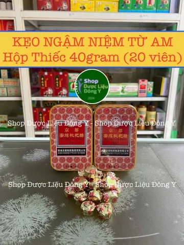 Kẹo Ngậm Niệm Từ Am Hiếu Tử Xuyên Bối Tỳ Bà Cao Thông Cổ Mát Họng Nin Jiom Pei Pa Koa