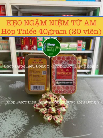 Kẹo Ngậm Niệm Từ Am Hiếu Tử Xuyên Bối Tỳ Bà Cao Thông Cổ Mát Họng Nin Jiom Pei Pa Koa